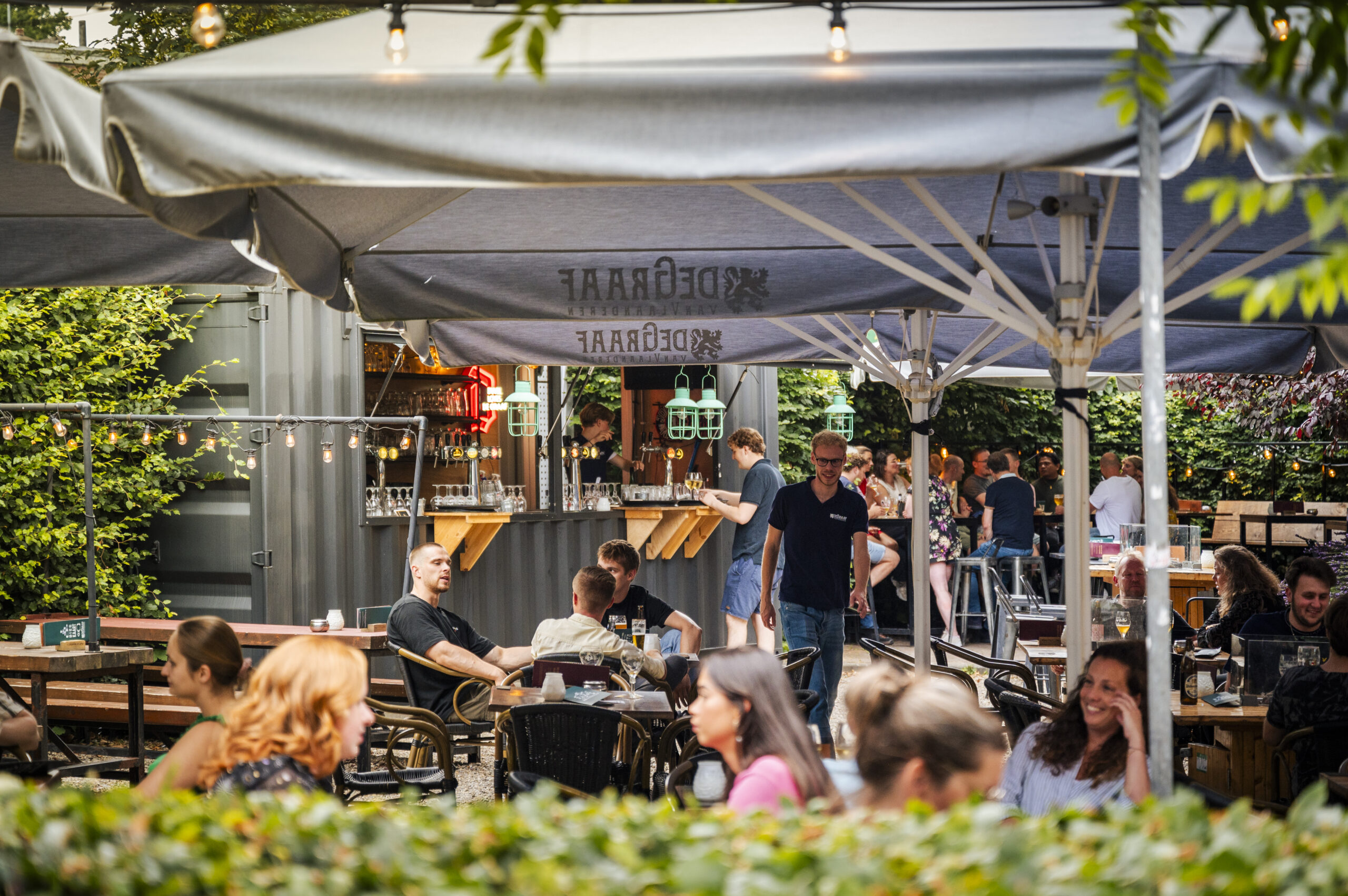 Gezellige terrassen in de binnenstad van Apeldoorn