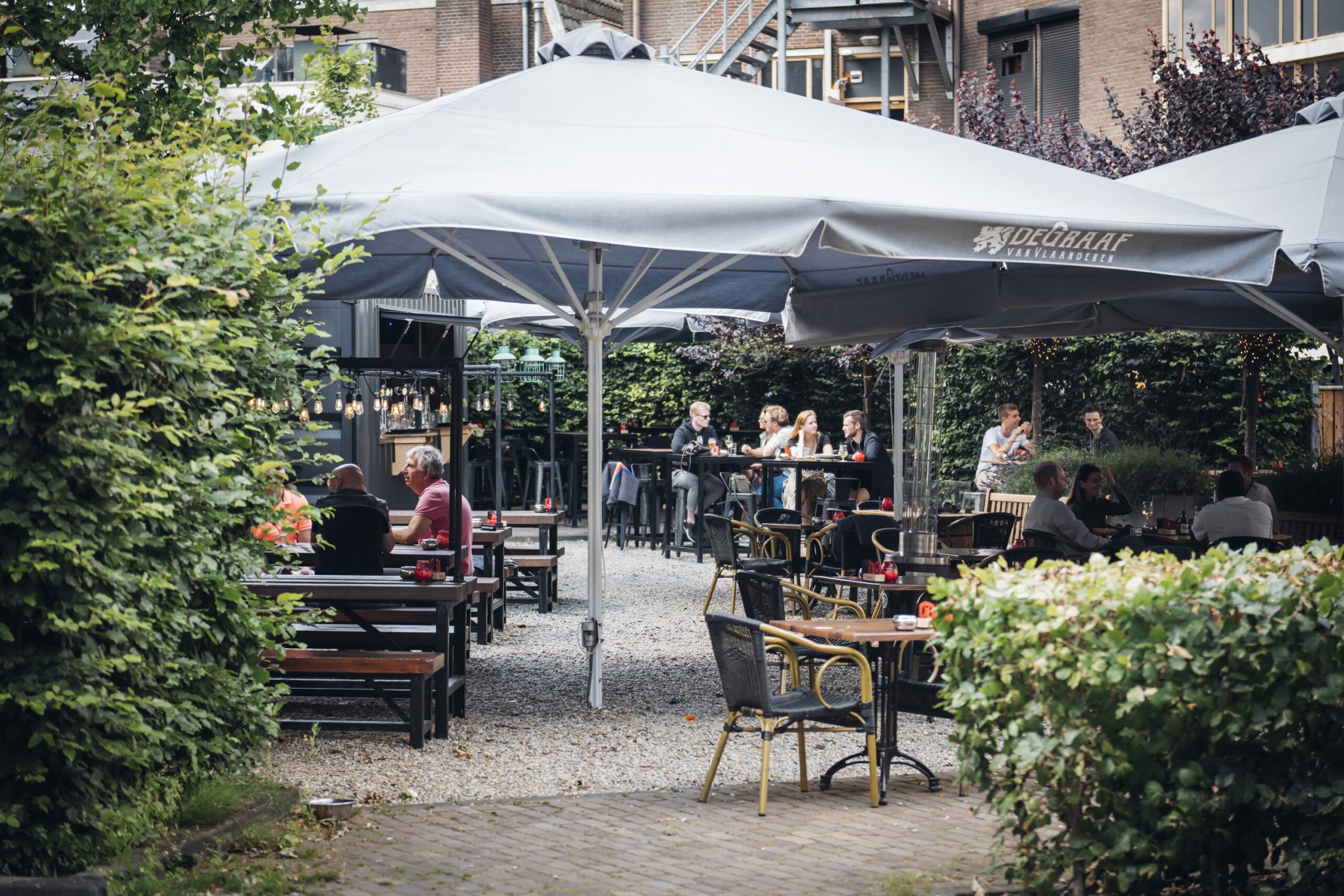 Gezellige terrassen in de binnenstad van Apeldoorn