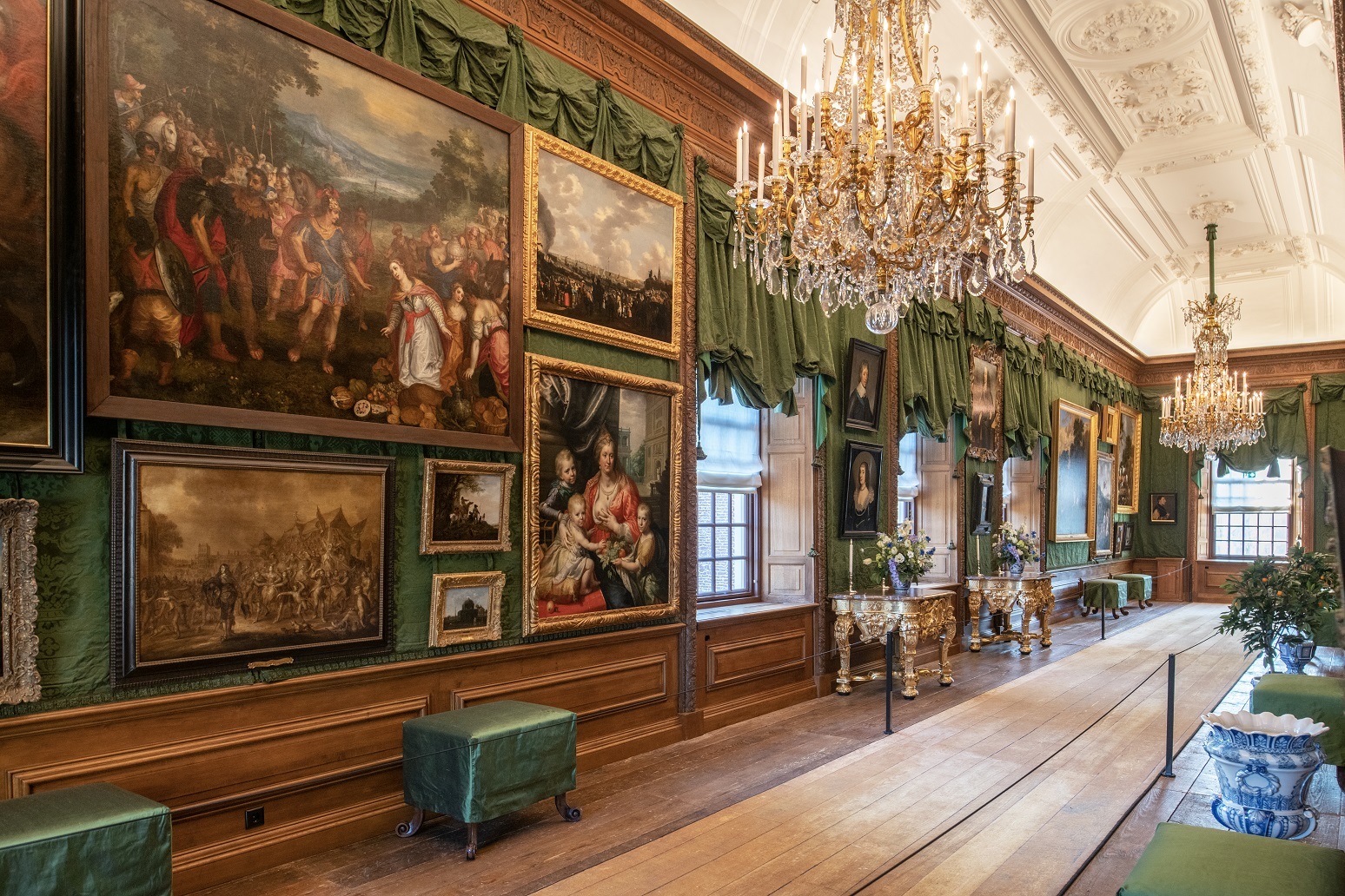 Binnen bij Paleis Het Loo in Apeldoorn