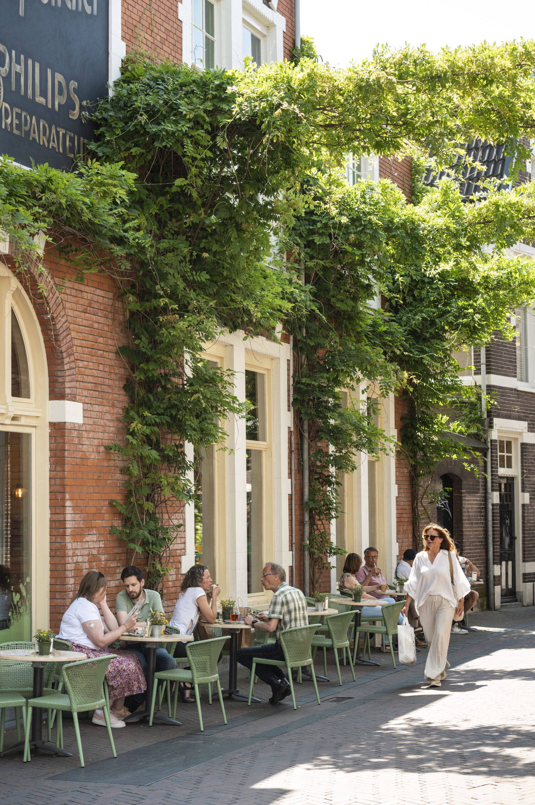 Groen in de Kapelstraat in Apeldoorn