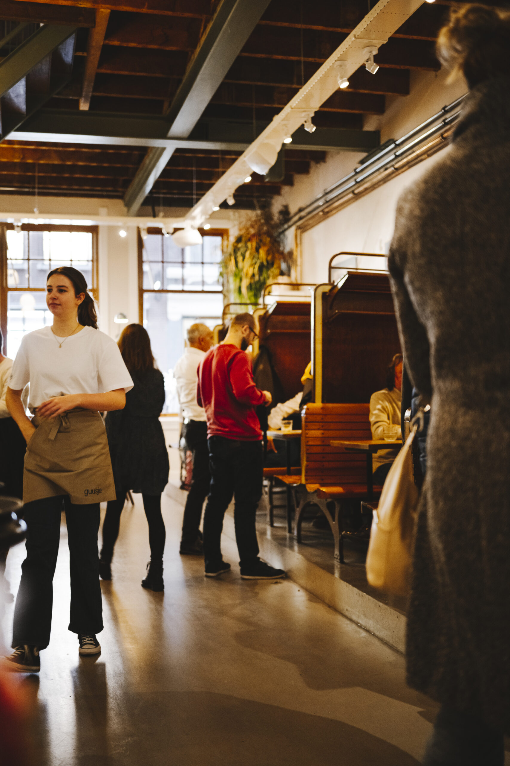 Guusje in Apeldoorn in de winter