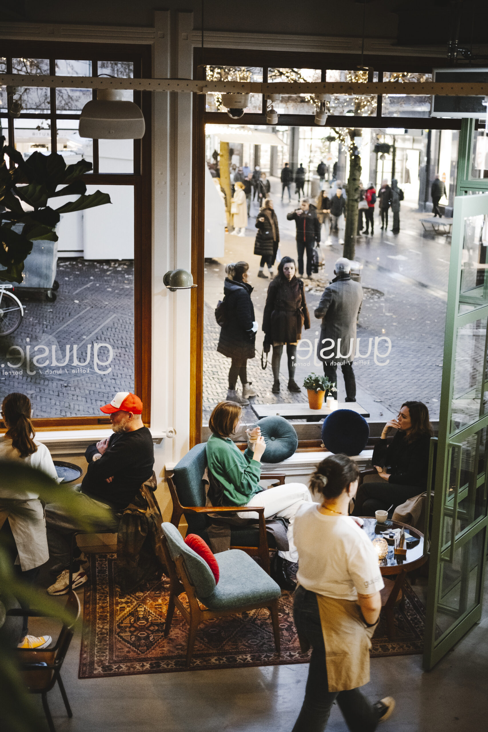 Guusje in Apeldoorn in de winter