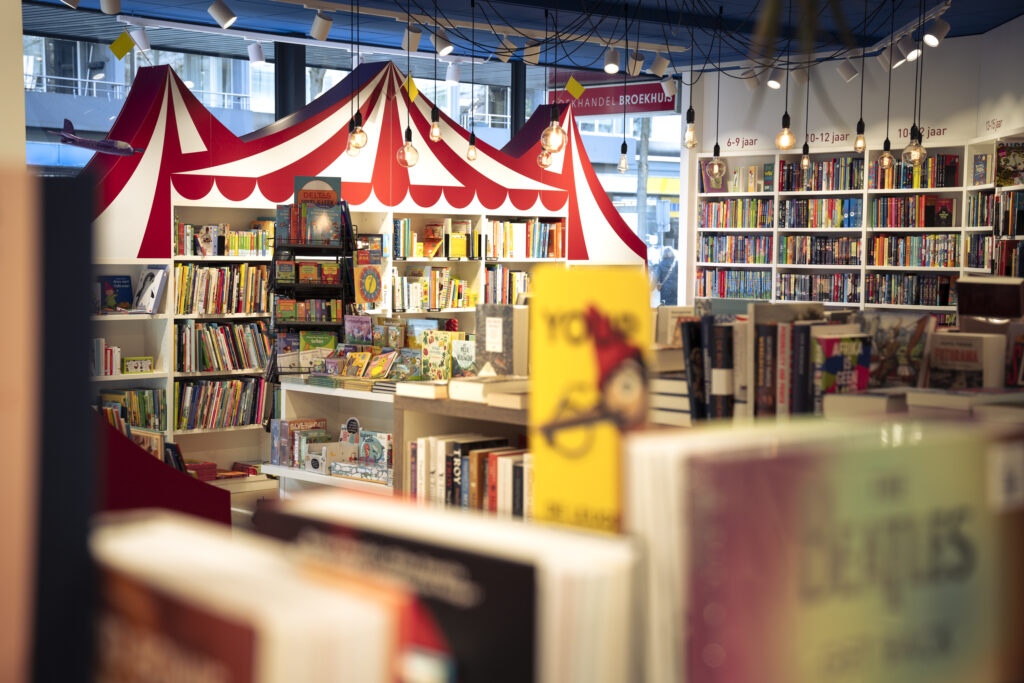 Boekhandel Broekhuis in de binnenstad van Apeldoorn