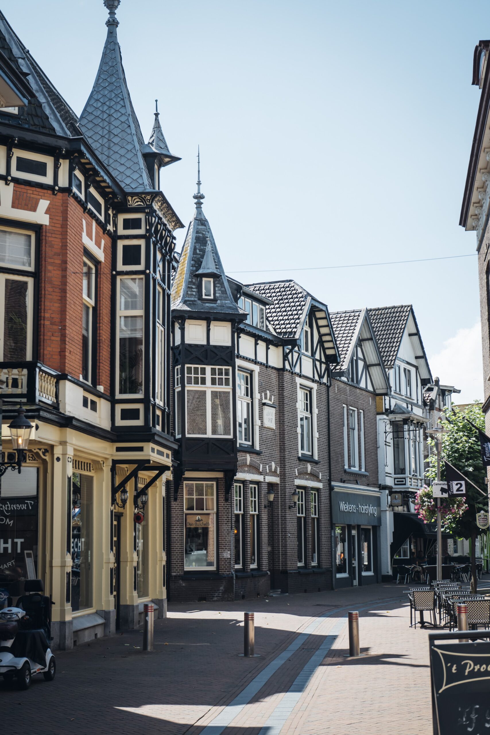 Jugenstil panden in 't Proefstraatje in Apeldoorn