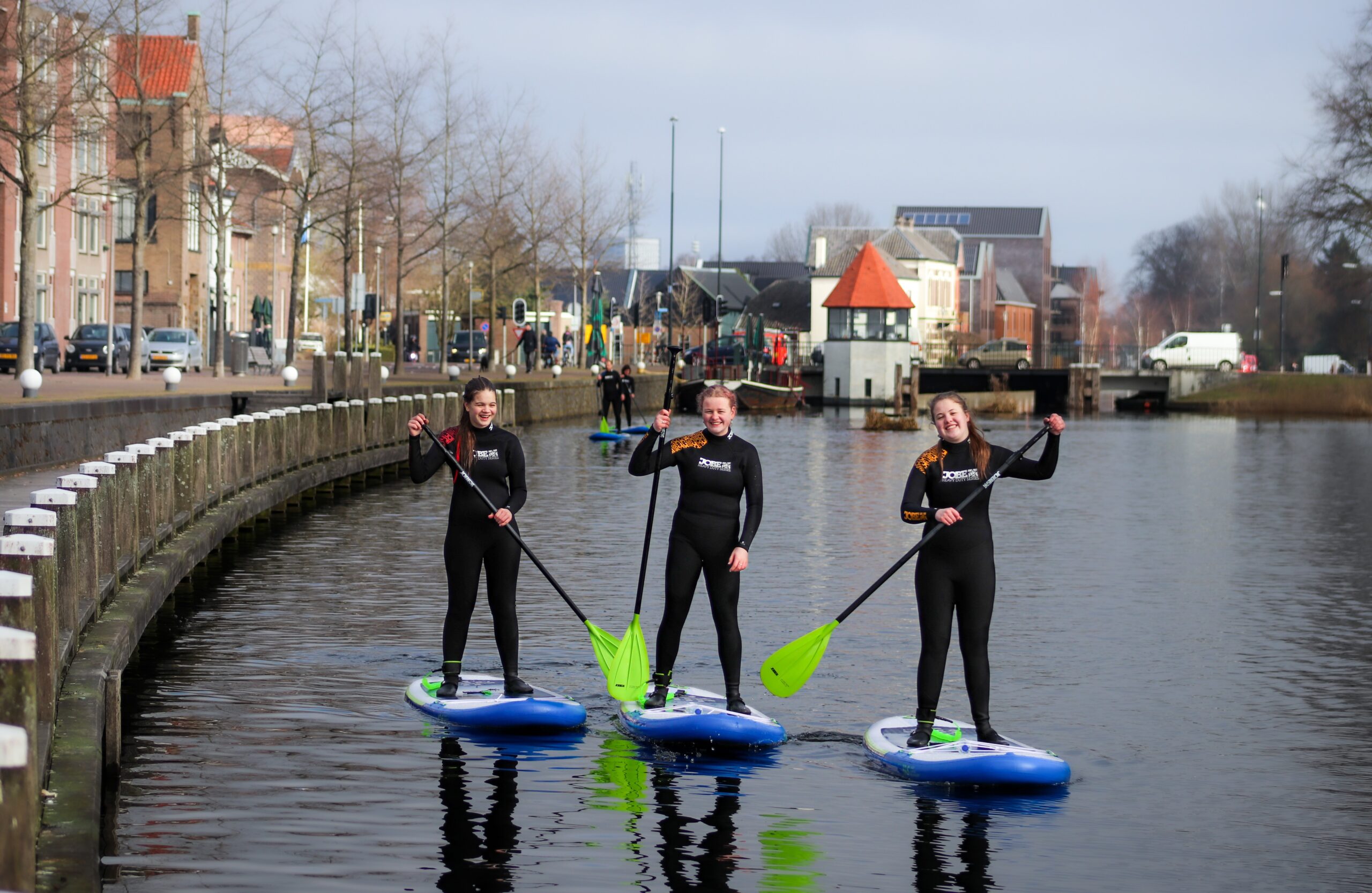 Suppen op het Apeldoorns kanaal