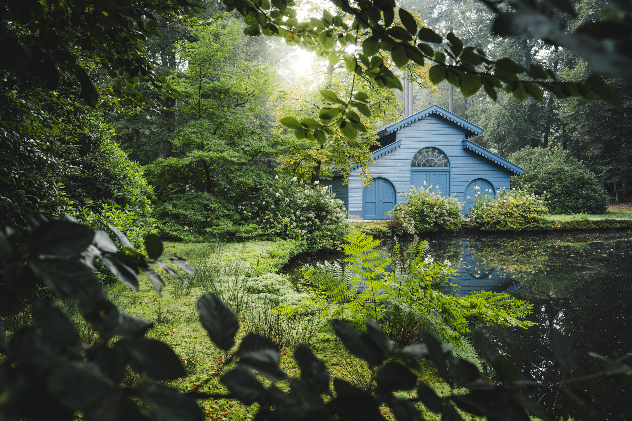 blauwe huisje paleispark